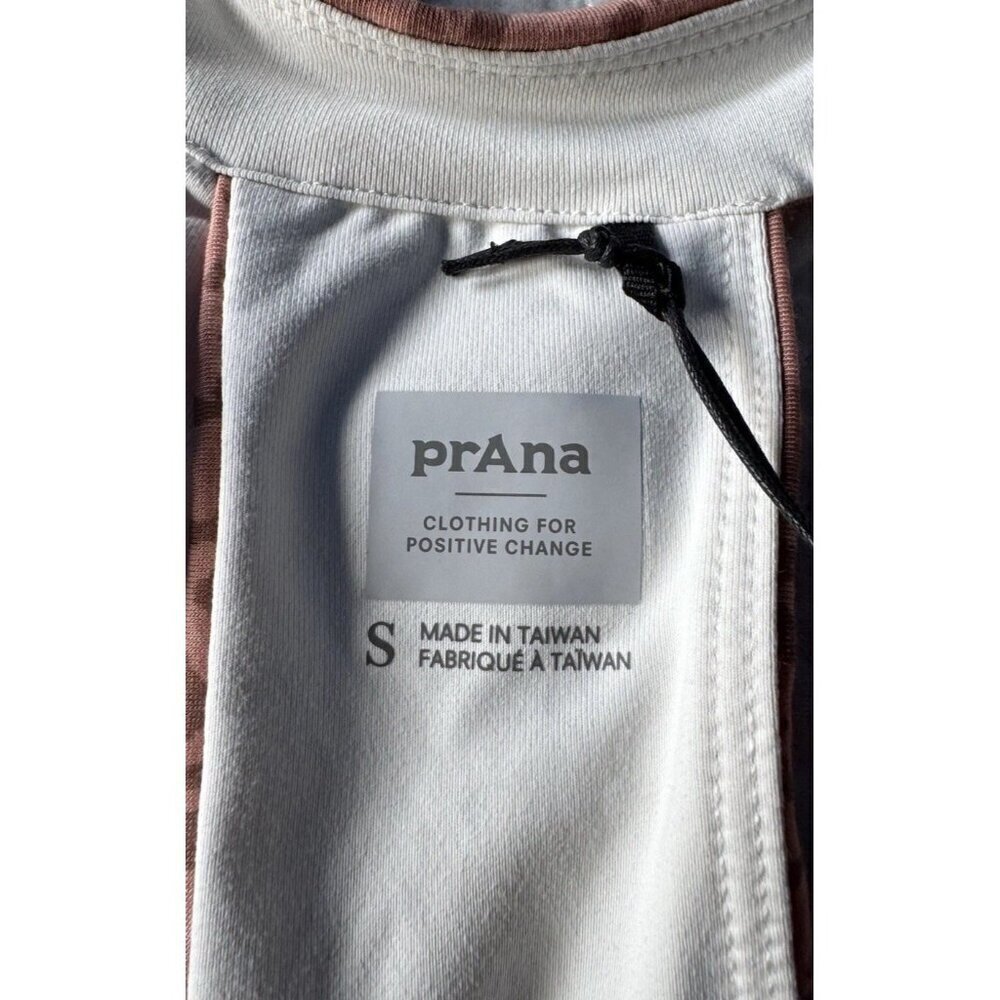 Prana Womens Sz S Saxon Orange Scoop Neck Keyhole Back Handkerchief Dress NWT - Picture 4 of 15